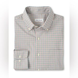 Peter Millar Sherwood Hamilton Crown Lite Cotton Stretch Sport Shirt Plaid